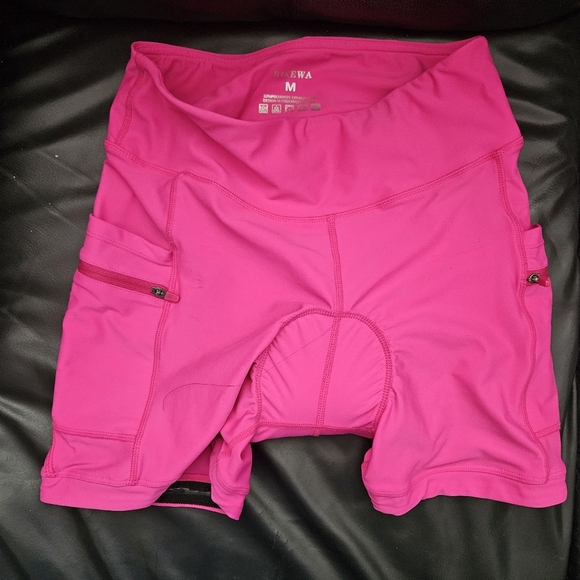 Bikewa Womens Sz M 4D Padded Bike Shorts Riding Spin Cycling Shorts - Picture 7 of 12